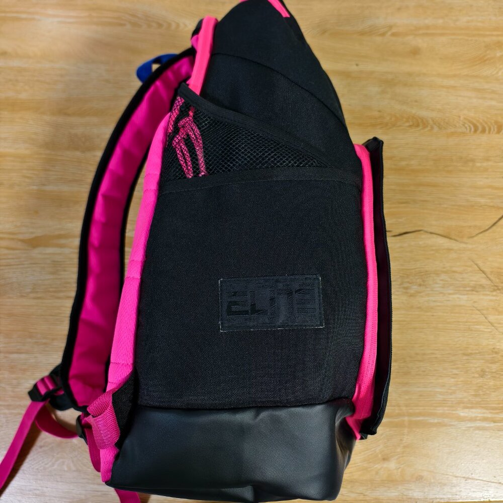 Nike Black Backpack with Pink and Purple Highlights - Picture 3 of 4